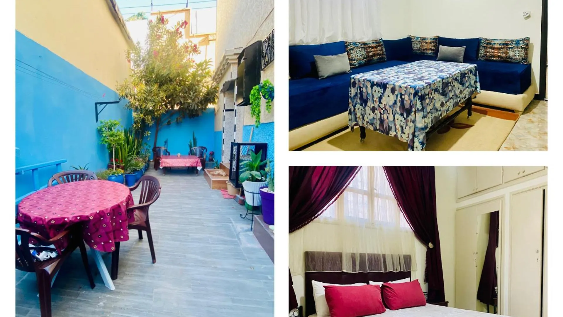 Apartment Appartement Avec Patio, Au Centre Ville, Internet Fibre, Canal Plus, Chaines Internationales Agadir